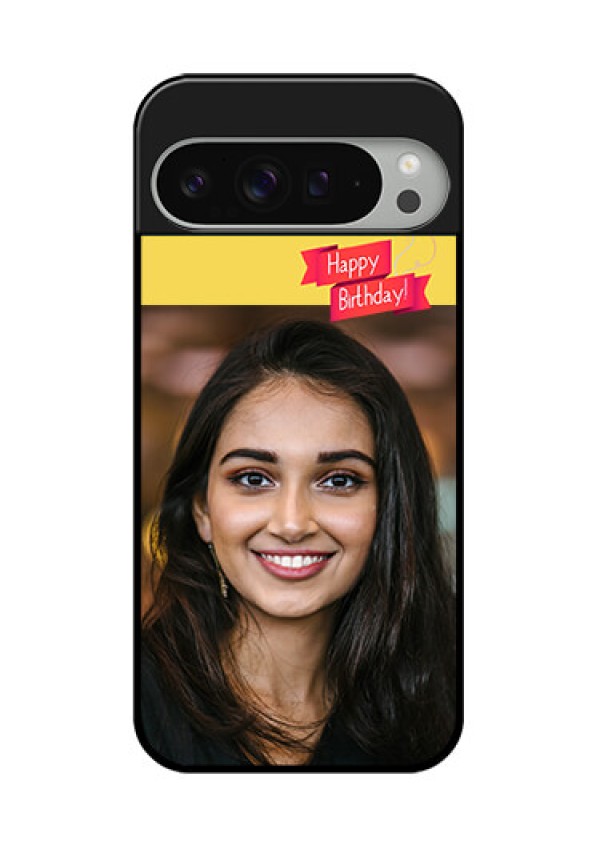 Google Pixel 9 Pro Xl Custom Glass Phone Case - Happy Birthday Design