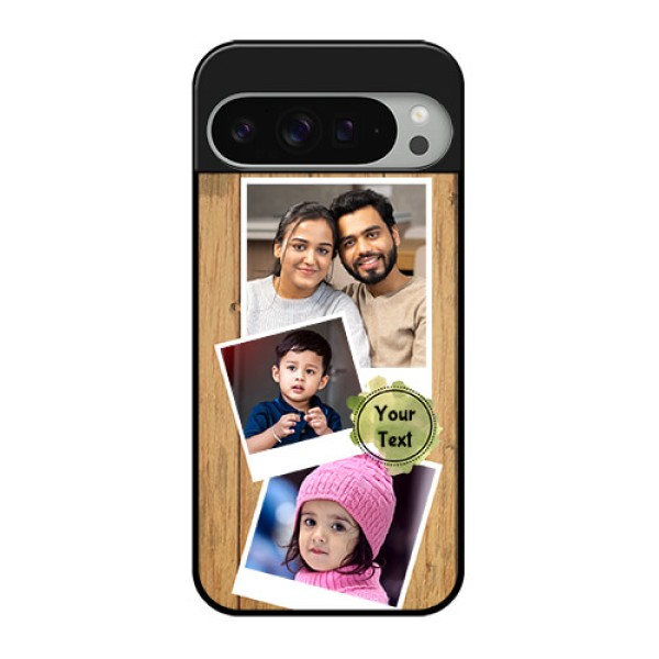 Google Pixel 9 Pro Xl Custom Glass Phone Case - Wooden Texture Design