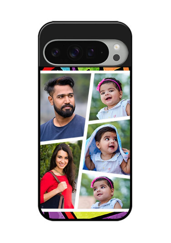 Google Pixel 9 Pro Xl Custom Glass Phone Case - Graffiti Pattern Design