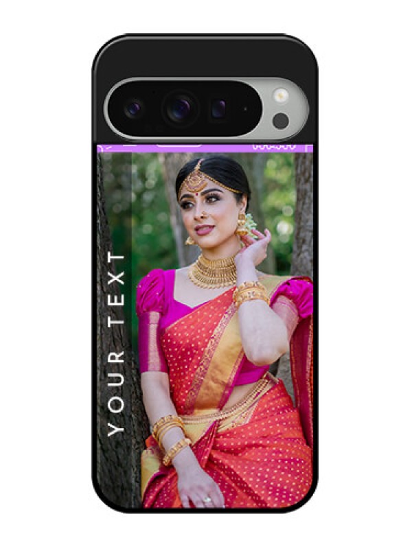 Custom Google Pixel 9 Pro Xl Custom Glass Phone Case - Birthday Icons Design