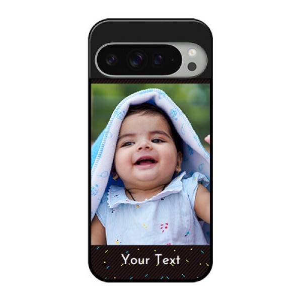Google Pixel 9 Pro Xl Custom Glass Phone Case - With Confetti Birthday Design