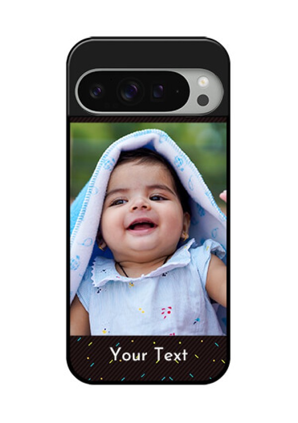 Google Pixel 9 Pro Xl Custom Glass Phone Case - With Confetti Birthday Design