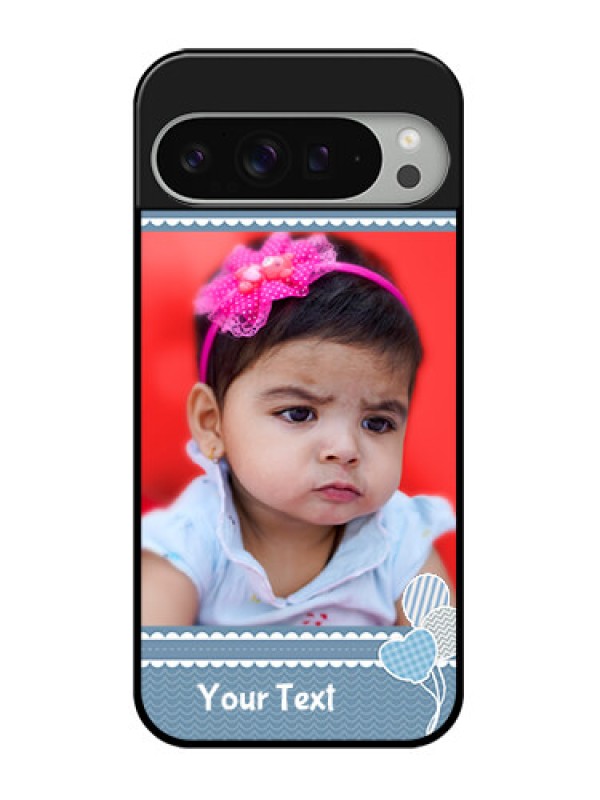 Custom Google Pixel 9 Pro Xl Custom Glass Phone Case - With Kids Pattern Design