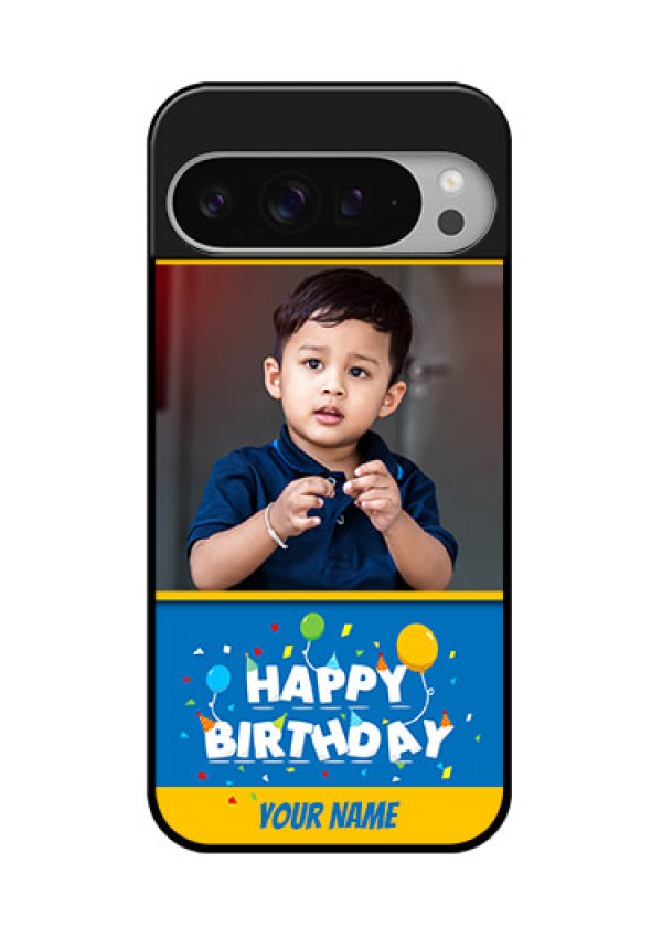 Google Pixel 9 Pro Xl Custom Glass Phone Case - Birthday Wishes Design