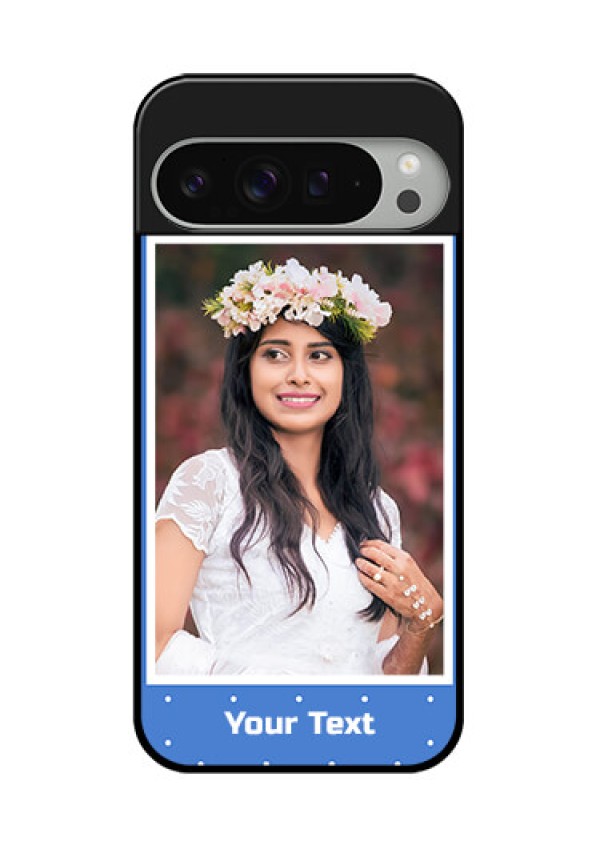 Google Pixel 9 Pro Xl Custom Glass Phone Case - Polka Dots Design
