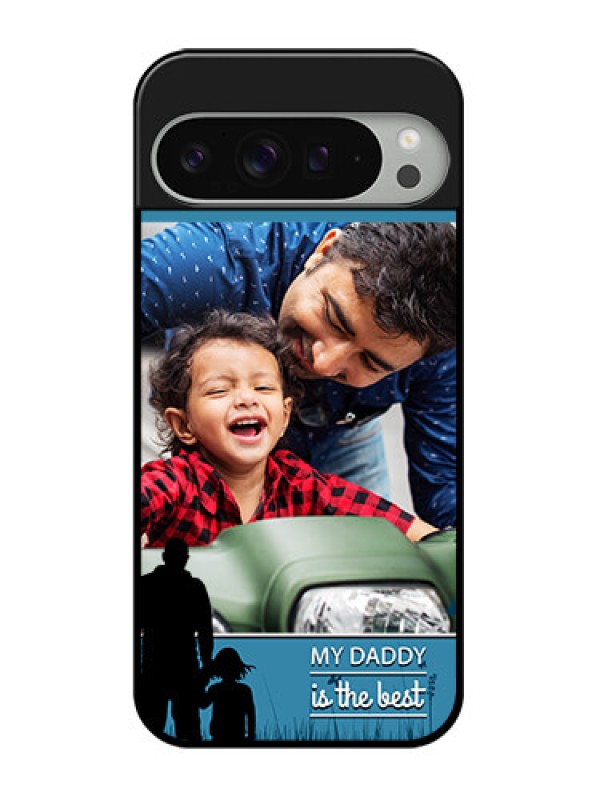 Custom Google Pixel 9 Pro Xl Custom Glass Phone Case - Best Dad Design