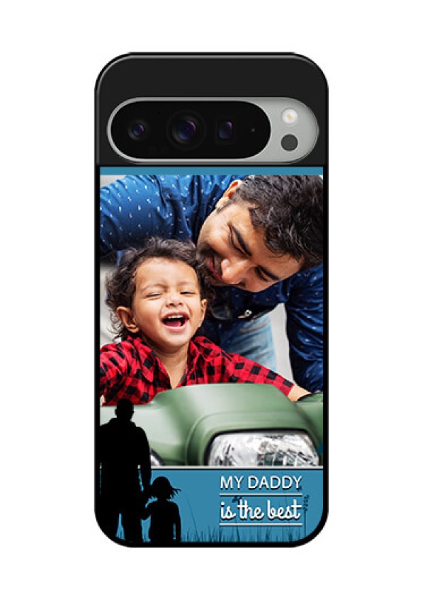 Google Pixel 9 Pro Xl Custom Glass Phone Case - Best Dad Design