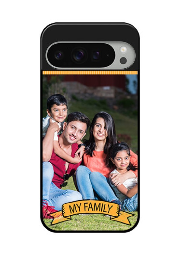 Google Pixel 9 Pro Xl Custom Glass Phone Case - My Family Design