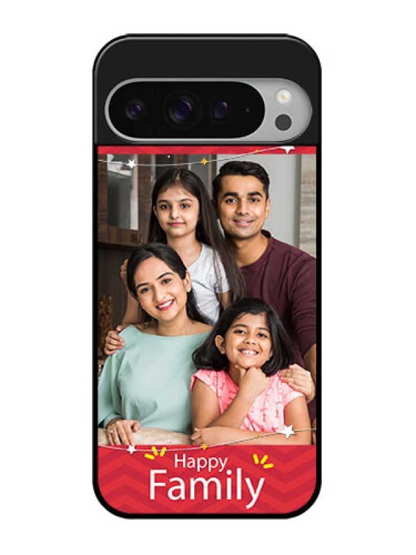 Custom Google Pixel 9 Pro Xl Custom Glass Phone Case - Happy Family Design