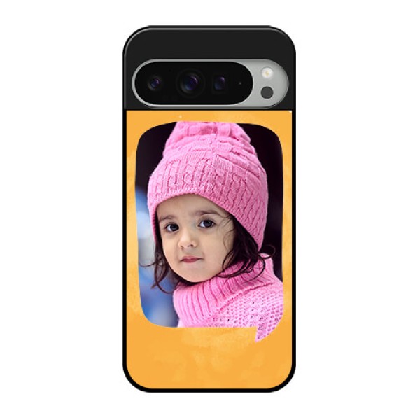 Google Pixel 9 Pro Xl Custom Glass Phone Case - Water Color Design With Bird Icons