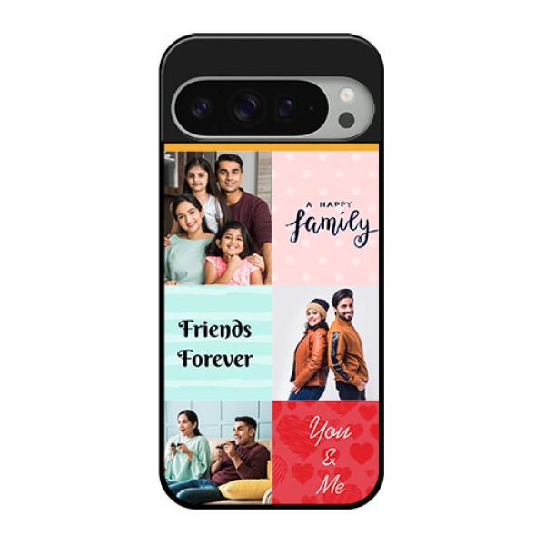 Google Pixel 9 Pro Xl Custom Glass Phone Case - Images With Quotes Design