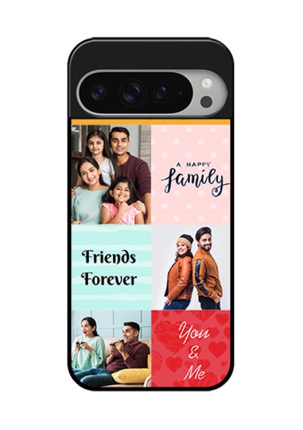 Google Pixel 9 Pro Xl Custom Glass Phone Case - Images With Quotes Design