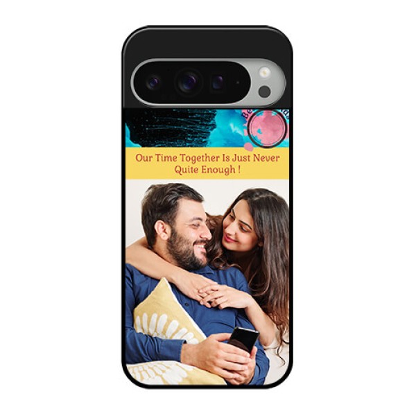 Google Pixel 9 Pro Xl Custom Glass Phone Case - Quote With Acrylic Painting Design
