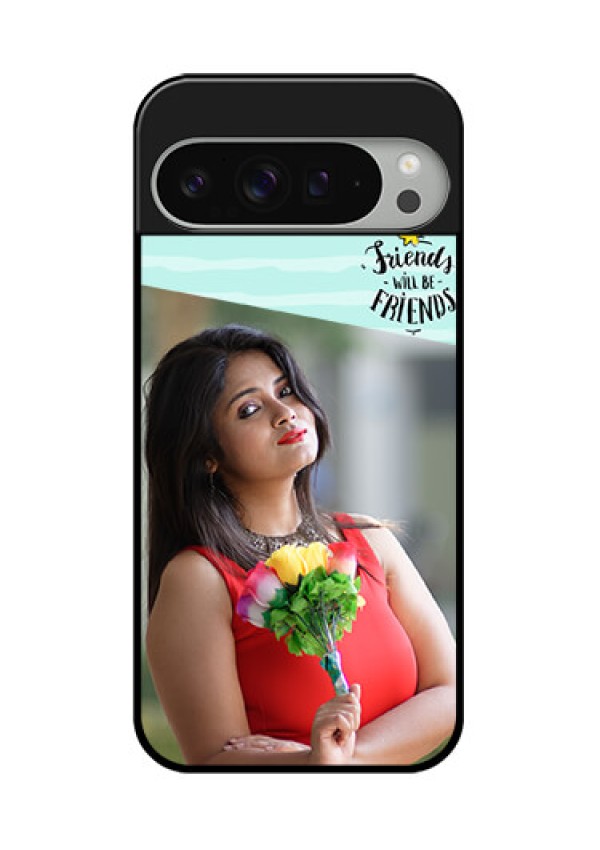 Google Pixel 9 Pro Xl Custom Glass Phone Case - Friends Picture Icon Design
