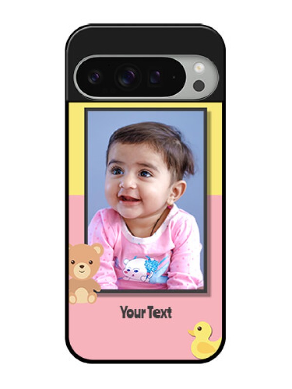 Custom Google Pixel 9 Pro Xl Custom Glass Phone Case - Kids 2 Color Design