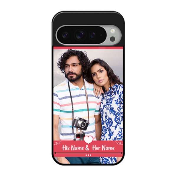 Google Pixel 9 Pro Xl Custom Glass Phone Case - Simple Love Design