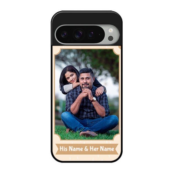 Google Pixel 9 Pro Xl Custom Glass Phone Case - With Confetti Love Design