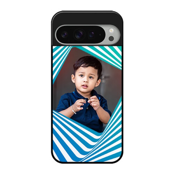 Google Pixel 9 Pro Xl Custom Glass Phone Case - Abstract Spiral Design