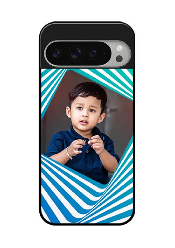 Google Pixel 9 Pro Xl Custom Glass Phone Case - Abstract Spiral Design