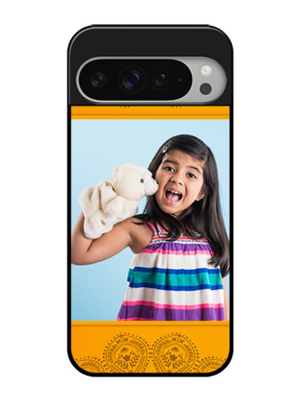 Custom Google Pixel 9 Pro Xl Custom Glass Phone Case - Photo Wedding Design