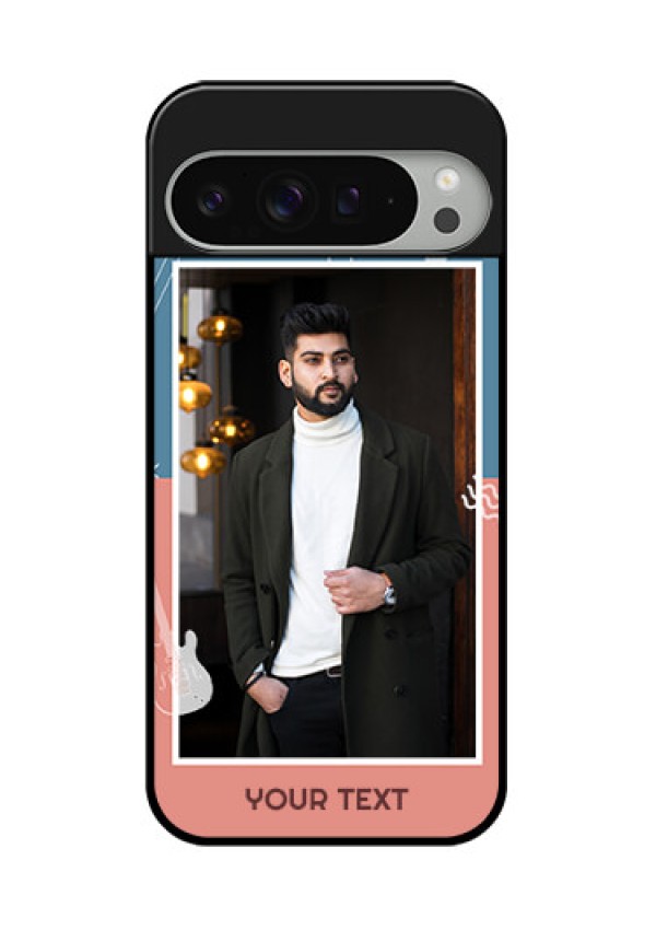 Google Pixel 9 Pro Xl Custom Glass Phone Case - With Color Musical Note Design