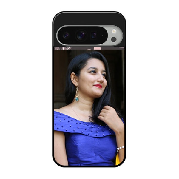 Google Pixel 9 Pro Xl Custom Glass Phone Case - Stylish Floral Design