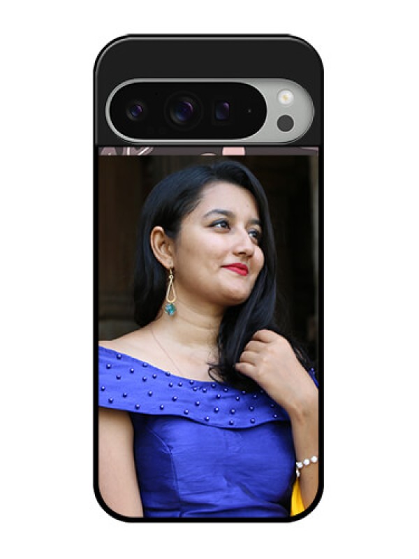 Custom Google Pixel 9 Pro Xl Custom Glass Phone Case - Stylish Floral Design