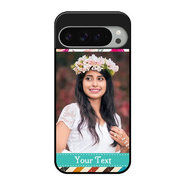 Google Pixel 9 Pro Xl Custom Glass Phone Case - Water Colors Floral Design