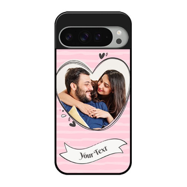 Google Pixel 9 Pro Xl Custom Glass Phone Case - Vintage Heart Design