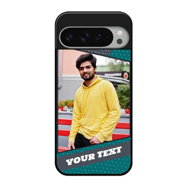 Google Pixel 9 Pro Xl Custom Glass Phone Case - Background Pattern Design With Quote