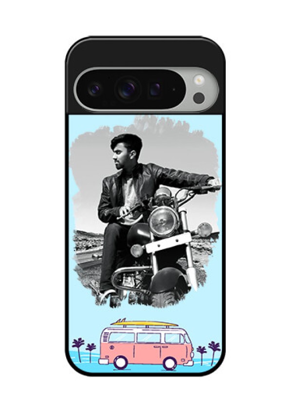 Google Pixel 9 Pro Xl Custom Glass Phone Case - Travel and Adventure Design