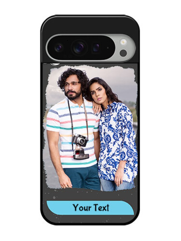 Custom Google Pixel 9 Pro Xl Custom Glass Phone Case - Splashes With Love Doodles Design