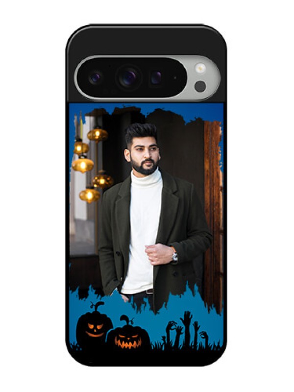 Custom Google Pixel 9 Pro Xl Custom Glass Phone Case - With Pro Halloween Design