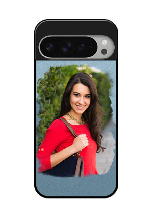 Google Pixel 9 Pro Xl Custom Glass Phone Case - Grunge Line Art Design