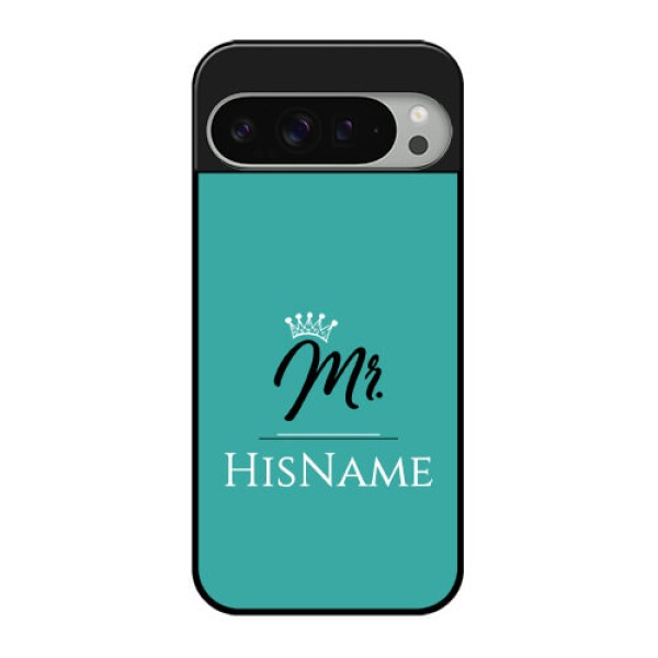 Google Pixel 9 Pro Xl Custom Glass Phone Case - Mr With Name Design