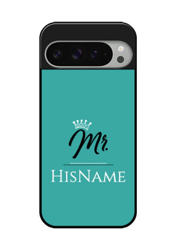 Google Pixel 9 Pro Xl Custom Glass Phone Case - Mr With Name Design