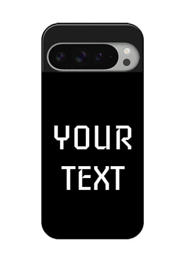 Google Pixel 9 Pro Xl Custom Glass Phone Case - Your Name Design