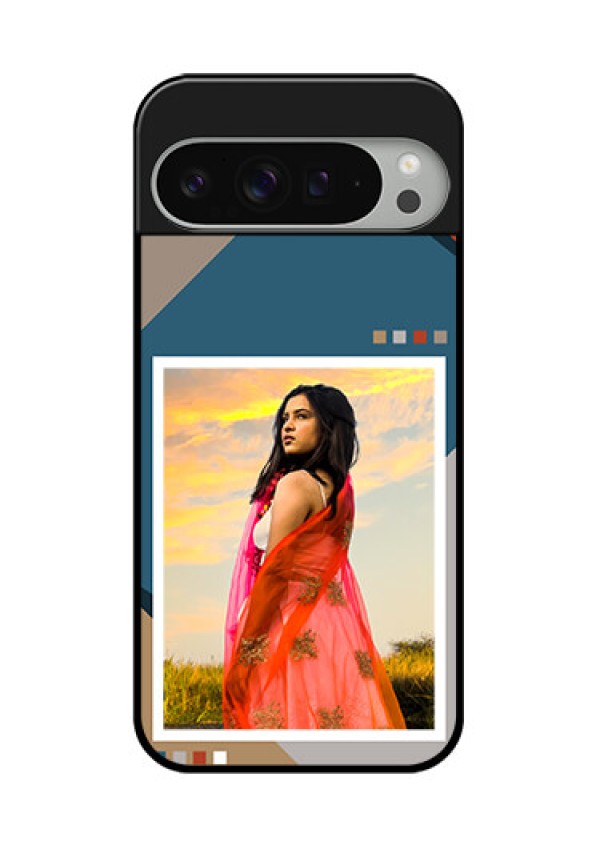 Google Pixel 9 Pro Xl Custom Glass Phone Case - Retro Color Pallet Design