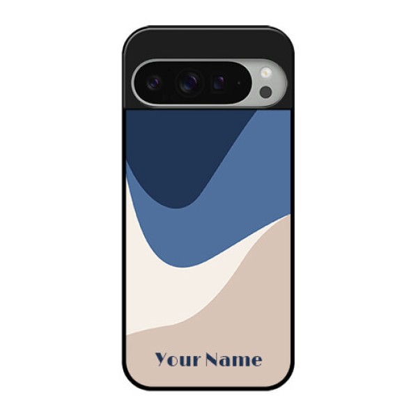 Google Pixel 9 Pro Xl Custom Glass Phone Case - Abstract Drip Art Design