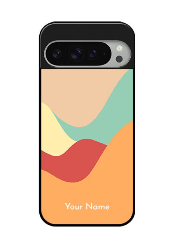 Google Pixel 9 Pro Xl Custom Glass Phone Case - Ocean Waves Multi - Colour Design