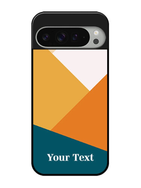 Custom Google Pixel 9 Pro Xl Custom Glass Phone Case - Stacked Multi - Colour Design