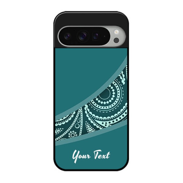 Google Pixel 9 Pro Xl Custom Glass Phone Case - Semi Visible Floral Design