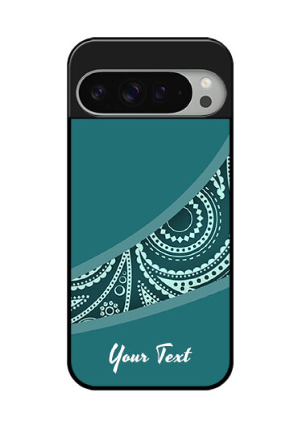 Google Pixel 9 Pro Xl Custom Glass Phone Case - Semi Visible Floral Design