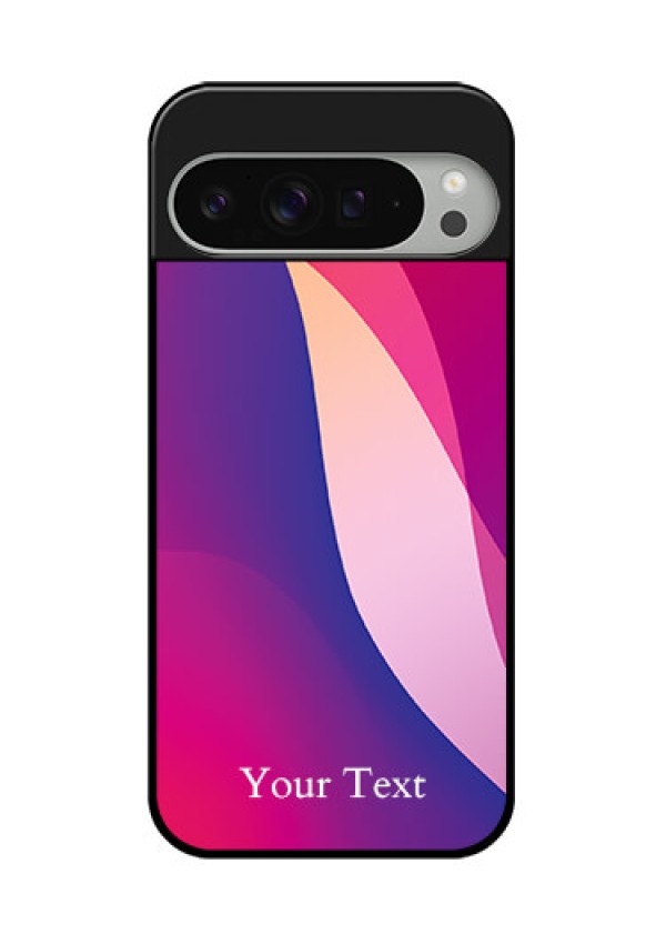 Google Pixel 9 Pro Xl Custom Glass Phone Case - Digital Abstract Overlap Design