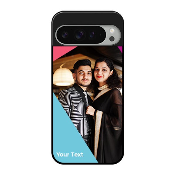Google Pixel 9 Pro Xl Custom Glass Phone Case - Stacked Triple Colour Design