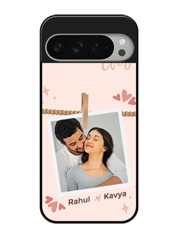 Custom Google Pixel 9 Pro Xl Custom Glass Phone Case - Forever And Ever Love Design