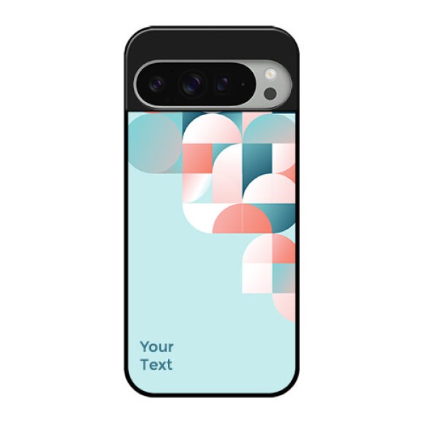 Google Pixel 9 Pro Xl Custom Glass Phone Case - Stylish Semi - Circle Pattern Design