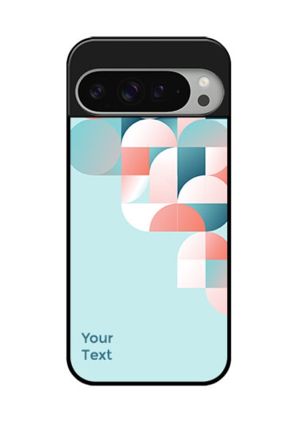 Google Pixel 9 Pro Xl Custom Glass Phone Case - Stylish Semi - Circle Pattern Design