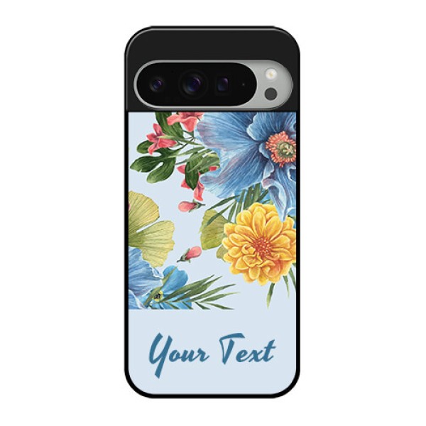 Google Pixel 9 Pro Xl Custom Glass Phone Case - Stunning Watercolored Flowers Painting Design