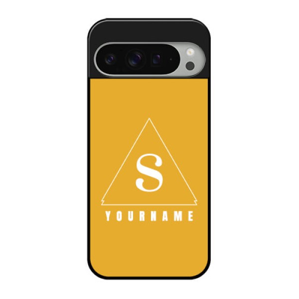 Google Pixel 9 Pro Xl Custom Glass Phone Case - Simple Triangle Design